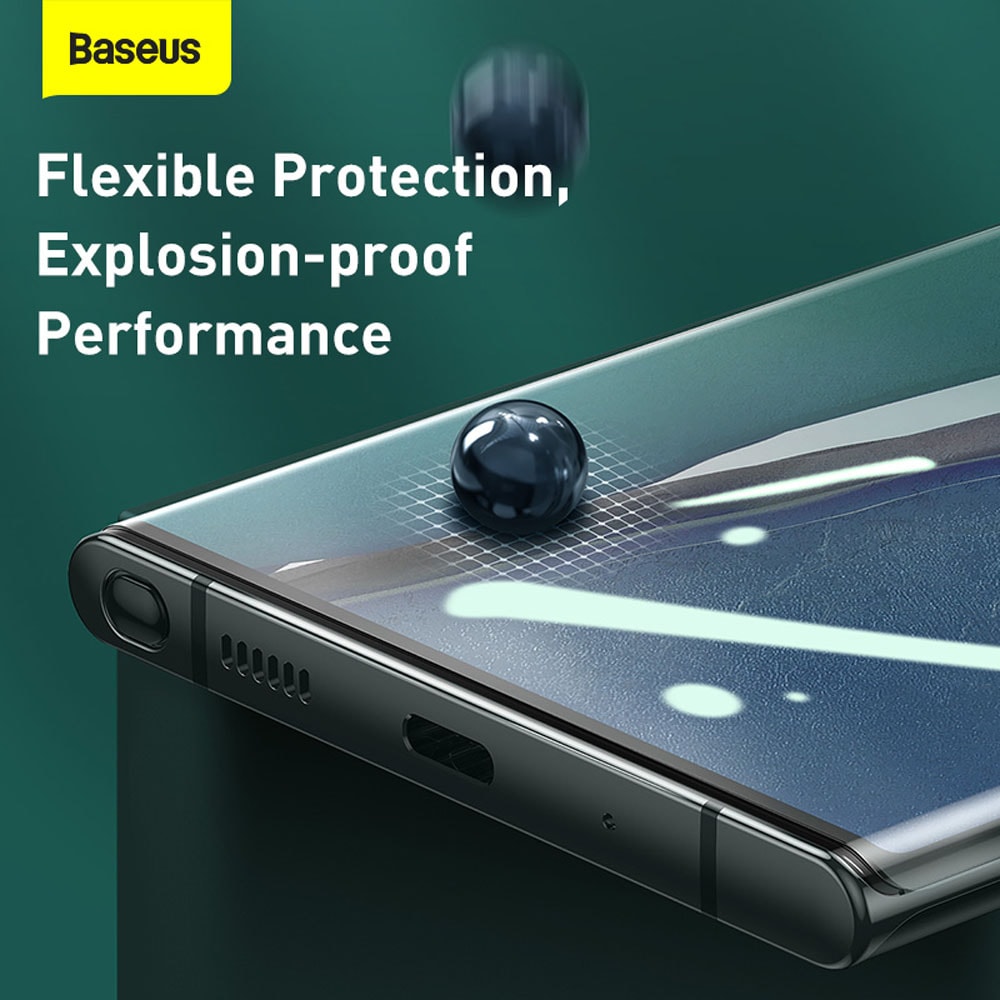 Bộ 2 Miếng dán màn hình ppf Silicon Samsung Galaxy Note 20 / Note 20 Ultra siêu mỏng 0.15mm hiệu Baseus Soft Screen  cảm ứng siêu nhạy, chống trầy, chống va đập, bảo vệ màn hình - Hàng nhập khẩu