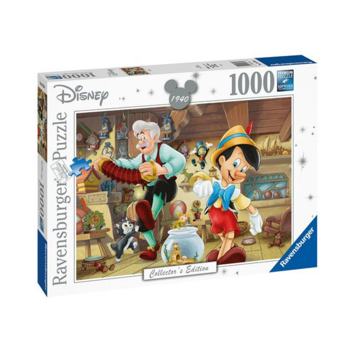 Xếp hình puzzle Pinocchio Collector's Edi 1000 mảnh RAVENSBURGER  - Disney license 167364