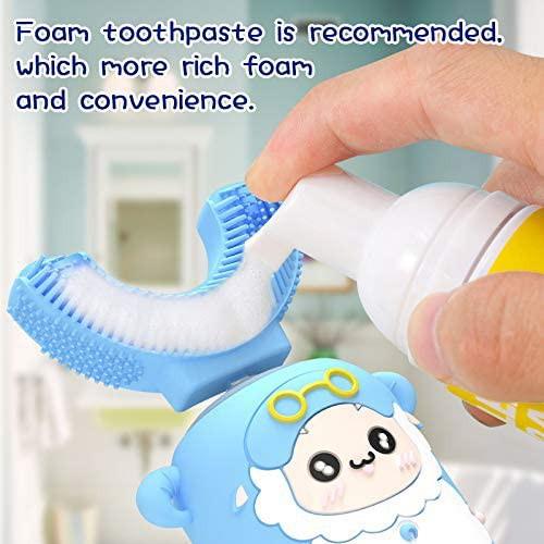 Bàn Chải Đánh Răng Chữ U Thông Minh Chất Liệu Silicon Cho Bé Từ 2 - 6 Tuổi