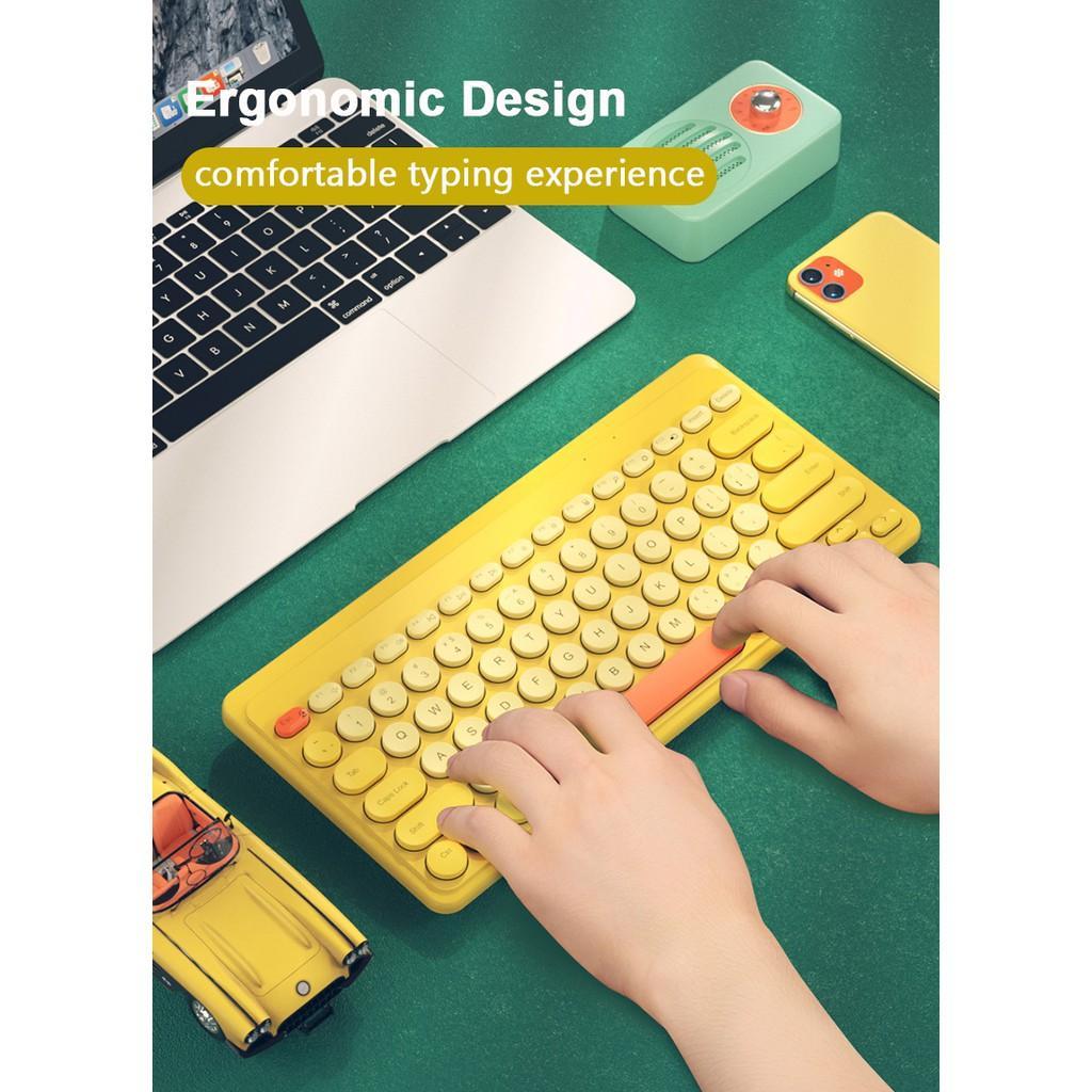 Bàn Phím Cơ Không Dây 2.4G 79 Phím Không Dây Cho Laptop/Máy Tính