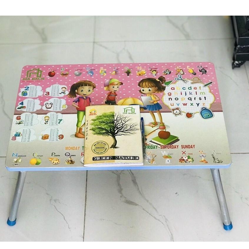 Bàn Học Sinh, Sinh Viên Chân Xếp Gọn Rộng 30cm x Dài 50cm x Cao 28cm