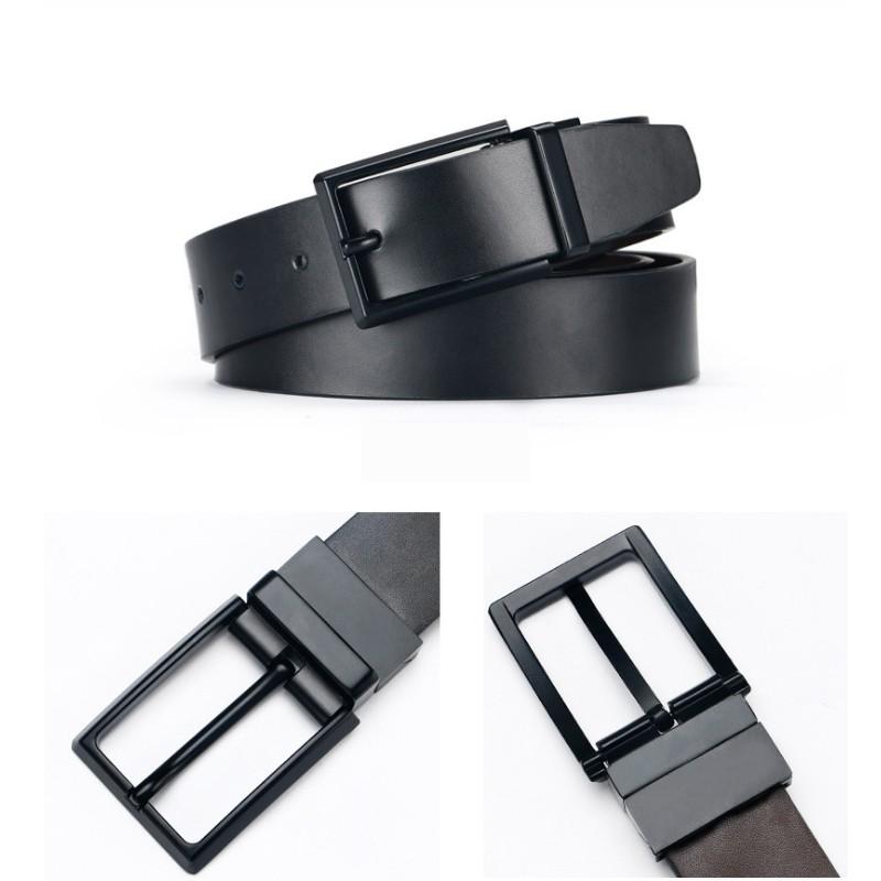 Thắt Lưng Nam Khóa Kim, Dây Nịt Nam Da Bò 100% TLG005