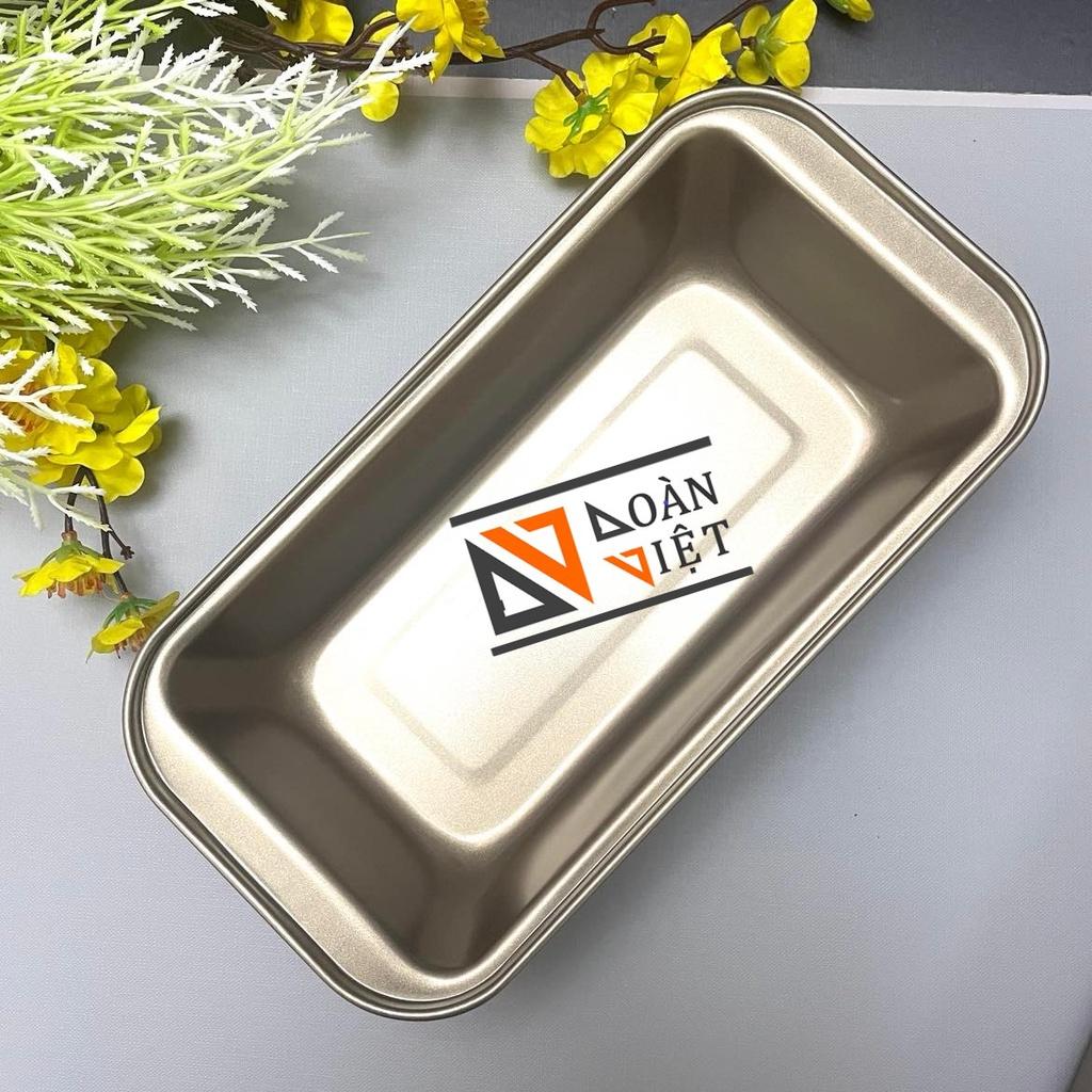 Khuôn Bông Lan, Bánh Mì, CHỮ NHẬT THÉP CARBON CHỐNG DÍNH- Size 604, 605