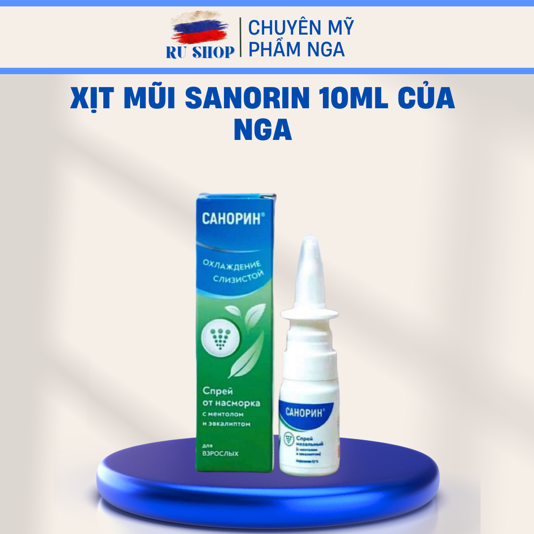 XỊT XOANG SANORIN NGA 10ml - xịt xoang Nga