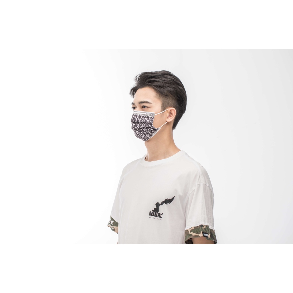 Khẩu trang MEO MED kháng khuẩn và thời trang, thùng 12 gói, gói 10 chiếc