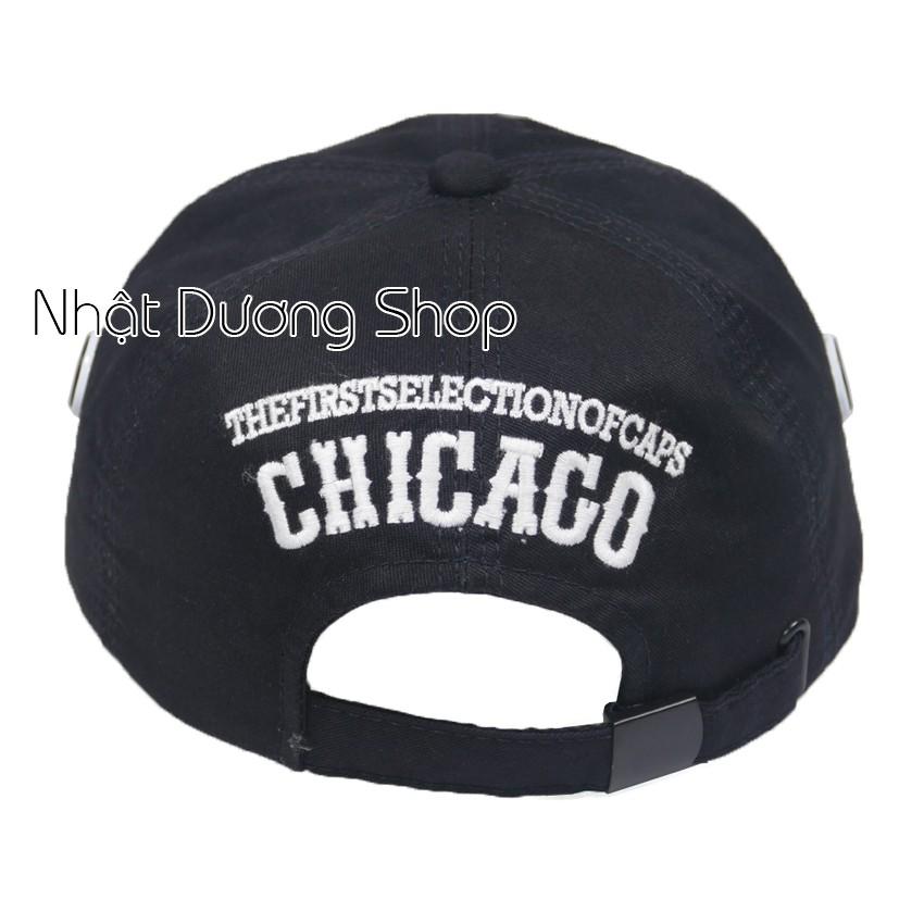 Nón kết Chicago sò to - Chất liệu Kaki cao cấp oát mềm, tạo cảm giác thoải mái khi đội và tự tin khi khoe cá tính