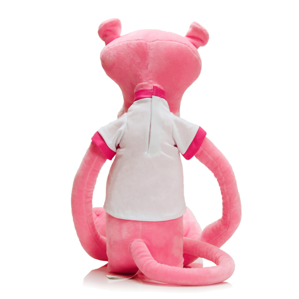 Gấu Bông Báo Hồng Pink Panther Mặc Áo Gb86 (Tặng 1 Móc Khóa Dây Da Pu Đính Đá Lấp Lánh Màu Ngẫu Nhiên)