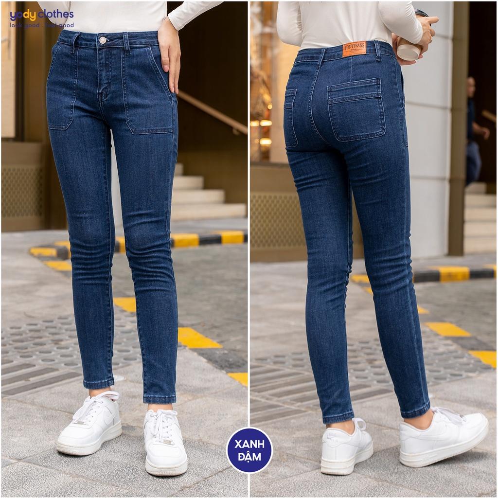 Quần jeans nữ skinny YODY dáng ôm túi vuông co giãn 4 chiều thoải mái QJN5094