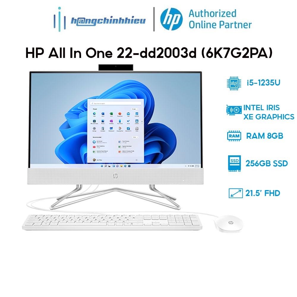 PC HP All In One 22-dd2003d 6K7G2PA i5-1235U | 8GB | 256GB | 21.5' FHD | Win 11 Hàng chính hãng