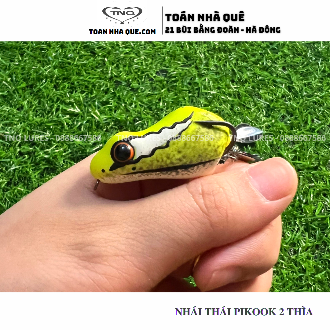 Nhái hơi sóc chuột Pikook Thái Lan - nổi 10.5G câu lóc TNQ LURES - Toán nhà quê  giao màu ngẫu nhiên