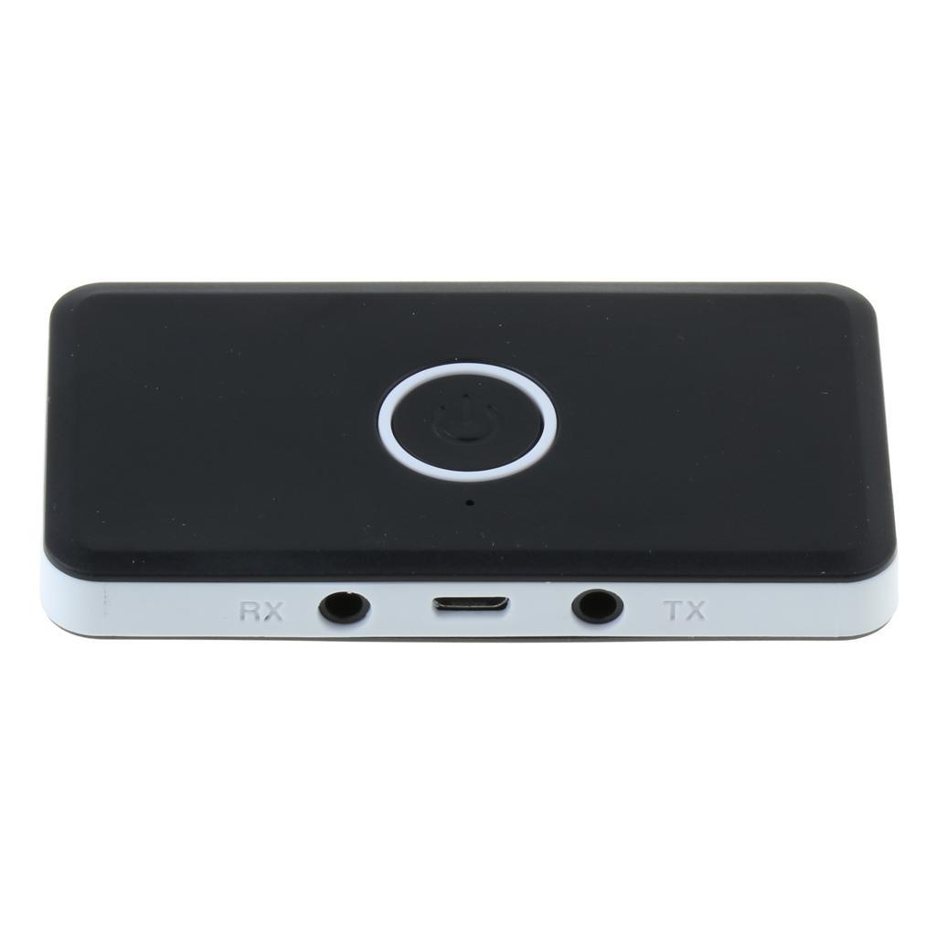 2 in 1 Audio Adapter Transmitter/Receiver with Micro USB Black