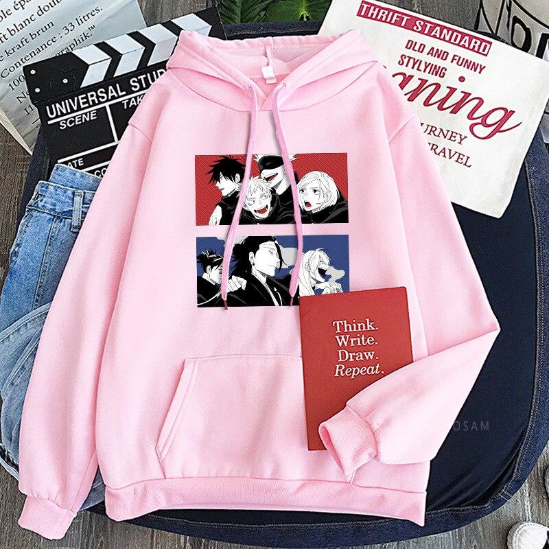 Áo Hoodie in hình Anime Nhật Bản Jujutsu Kaisen Gojo Satoru phong cách Harajuku