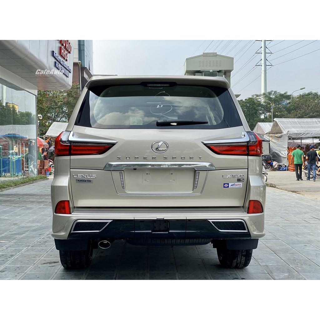 Decal tem chữ Lexus, LX570, LX470 dán đuôi xe ô tô, chất liệu nhựa ABS cao cấp