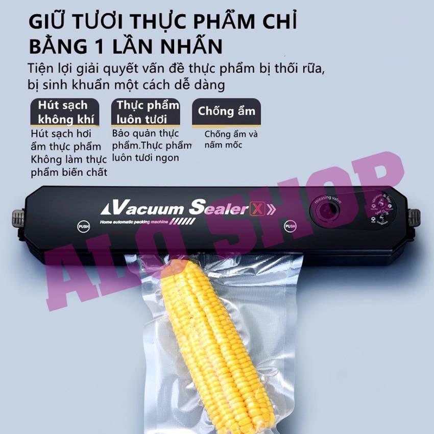 Máy Hút Chân Không Thực Phẩm Kèm Hàn Miệng Túi Vacuum Sealer