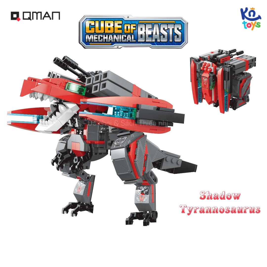 Đồ chơi lắp ráp, xếp hình Qman 41229 - Khủng long bạo chúa
