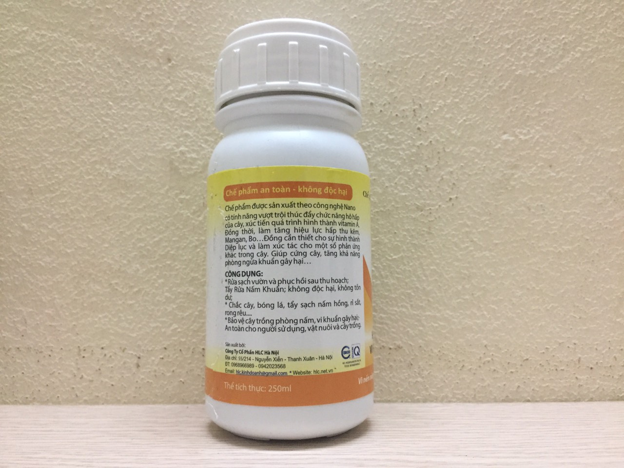 CHẾ PHẨM SINH HỌC HLC 04, NANO ĐỒNG - CHUYÊN RỬA VƯỜN - HẠN CHẾ SỰ PHÁT TRIỂN VI KHUẨN VÀ NẤM GÂY HẠI!