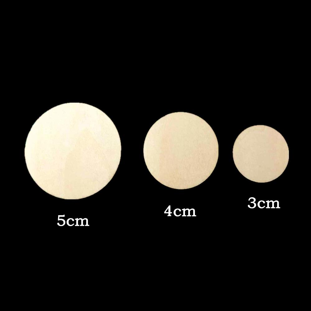 20 Plain Wooden Round Circle Cutout MDF Blank Craft Making Embellishments
