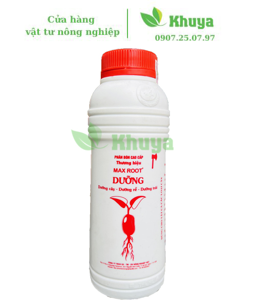 Phân bón vi lượng Max Root Bung Đọt Ra Rễ can 5 lít kèm Dưỡng 500ml