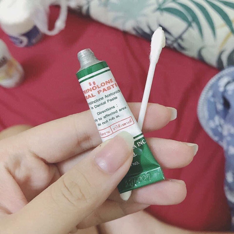 Kem nhiệt miệng Trinolone Oral Paste Thái Lan 5g