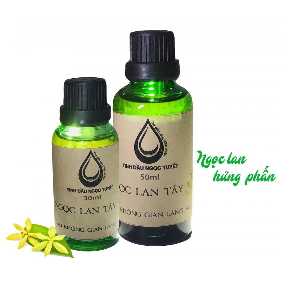 Combo 2 tinh dầu hoa ngọc lan tây thiên nhiên giúp hưng phấn giảm stress Ngọc Tuyết 50mlx30ml