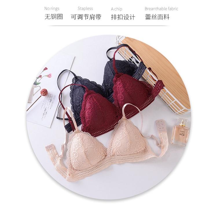 Bra ren nữ, áo lót ren nữ không gọng siêu nhẹ, thoáng mát