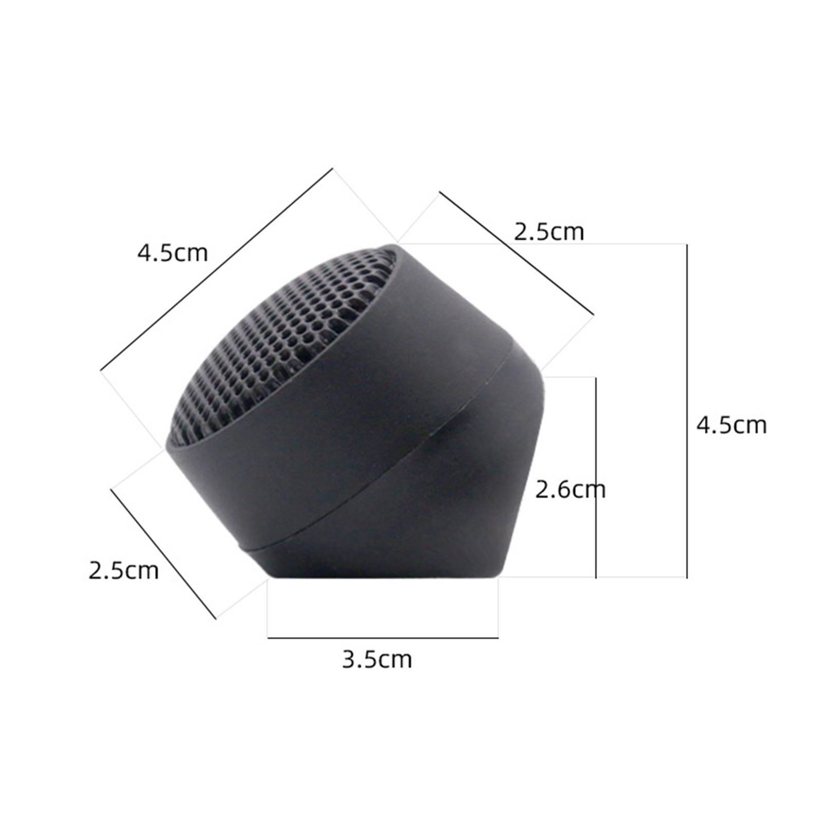 2 Pieces Car Stereo Speaker Tweeter 200 Watt Power 4Ω for Auto