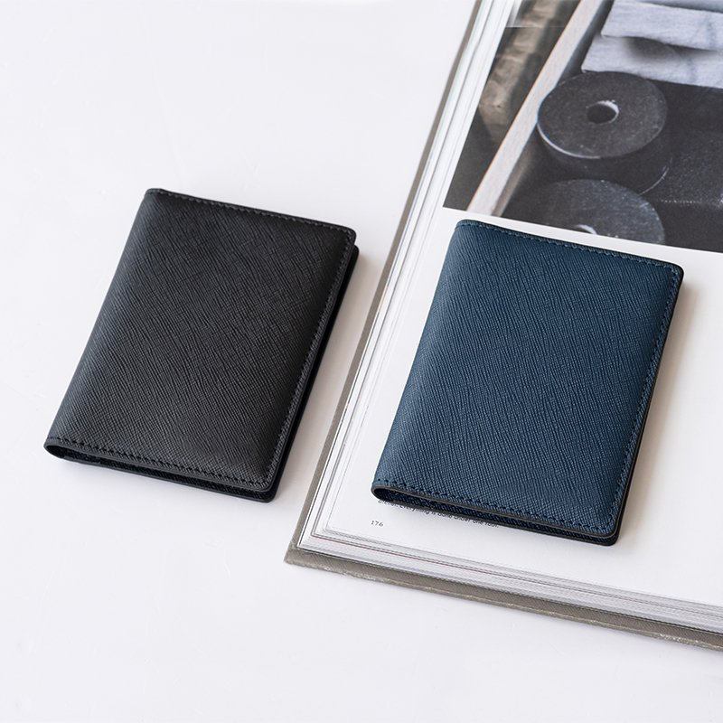 VÍ MINI ĐỰNG THẺ Bóp Nhỏ Gọn Cardholder COSY Da Saffiano Nhập Khẩu Nam Nữ Cao Cấp Chống Thấm Nước Thương Hiệu DOLANTO
