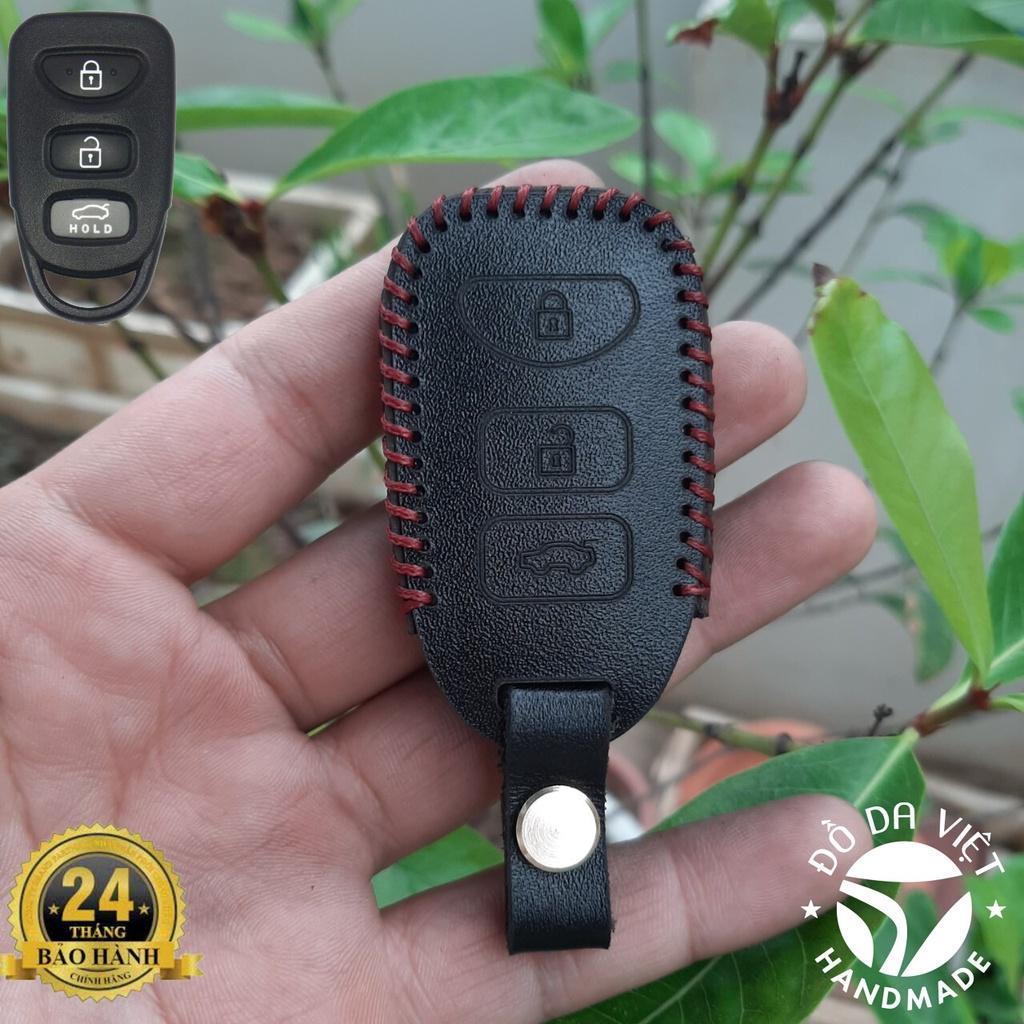 Bao Da Chìa Khoá Hyundai Tucson, SantaFe, Starex 2006-2011, KIA Carens, Sportage 2005