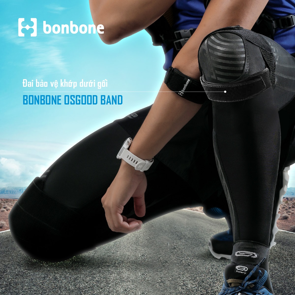 CHÍNH HÃNG - ĐAI NẸP KHUỶU TAY NÂNG CAO Adv Sports Elbow - BONBONE NHẬT BẢN - Hỗ trợ chấn thương.