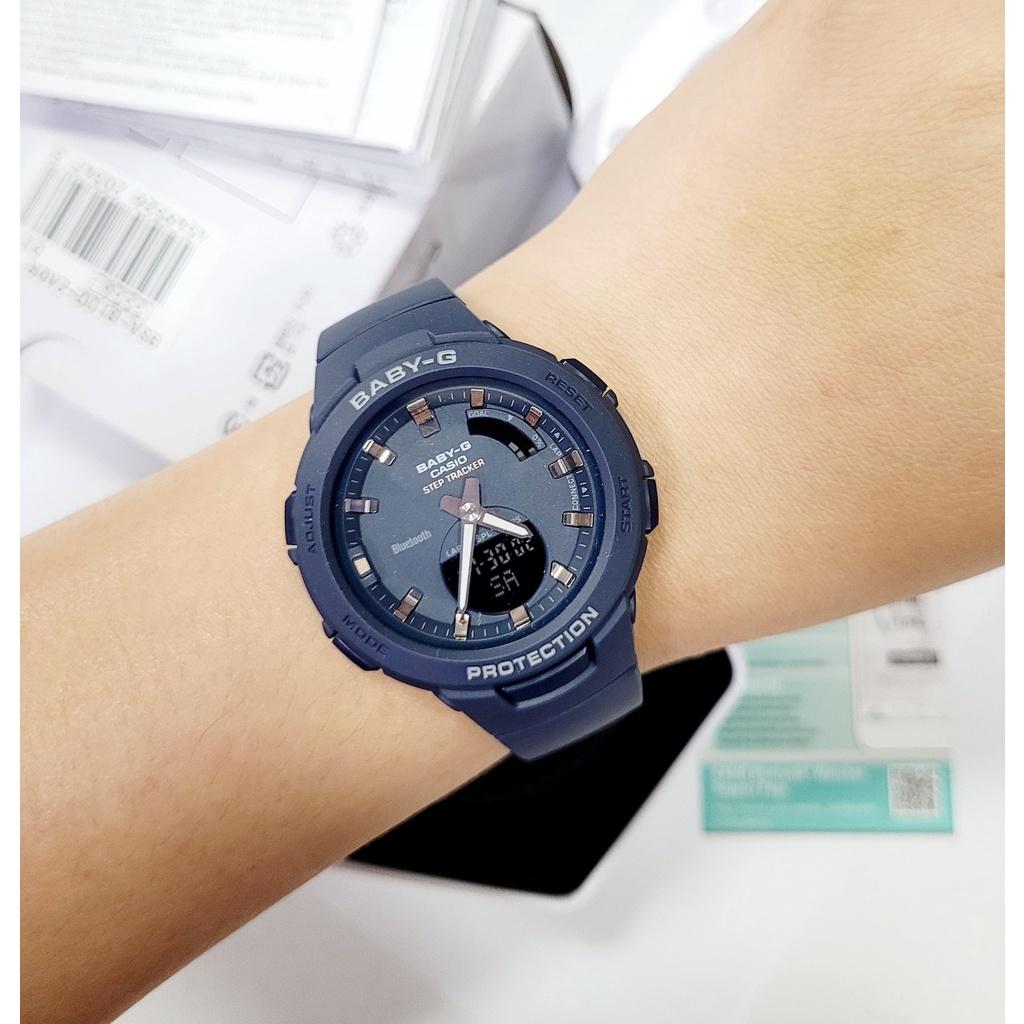 Đồng Hồ Nữ Dây Nhựa Casio Baby-G BSA-B100-2A | Bluetooth | BSA-B100-2ADR