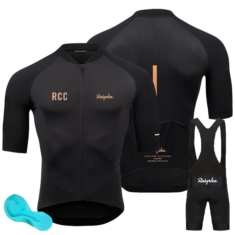 Raphaful 2023 RCC Mùa Hè Nam Ngắn Tay Quần Short Đạp Xe Treo Bộ Mới Đi Xe Đạp Áo Sơ Mi Ngoài Trời Đi Xe Đạp Quần Áo Color: Cycling suit 8 Size: XS