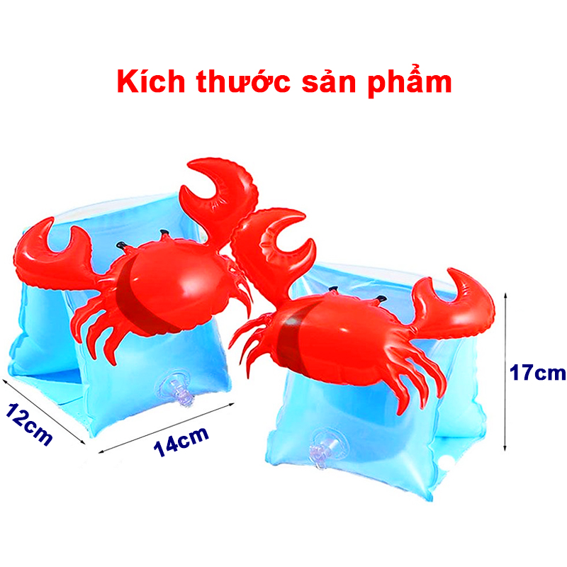 Phao bơi cho bé 3-6 tuổi cao cấp BBShine, Phao tay cho bé nhiều họa tiết ngộ nghĩnh – PB001