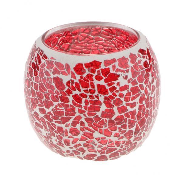 2X Mosaic Glass Mood Light Candle Tea Light Holder Candelabra Candlestick 08