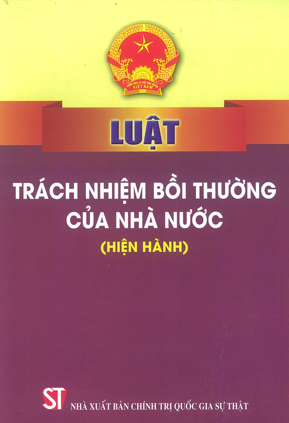 Sách - Luật Trách nhiệm bồi thường của Nhà nước