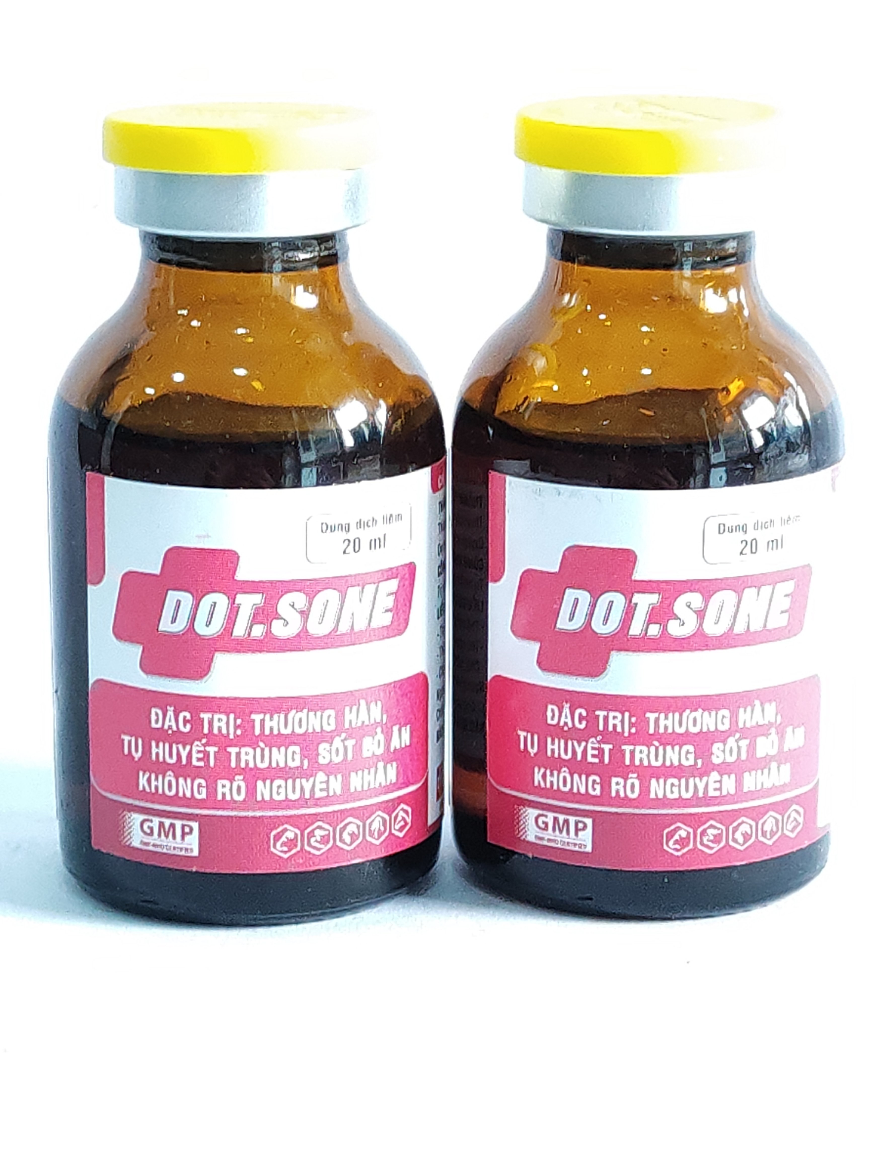 DOT SONE 20ML dung dịch tiêm đặc trị thương hàn, tụ huyết trùng, sốt bỏ ăn không rõ nguyên nhân