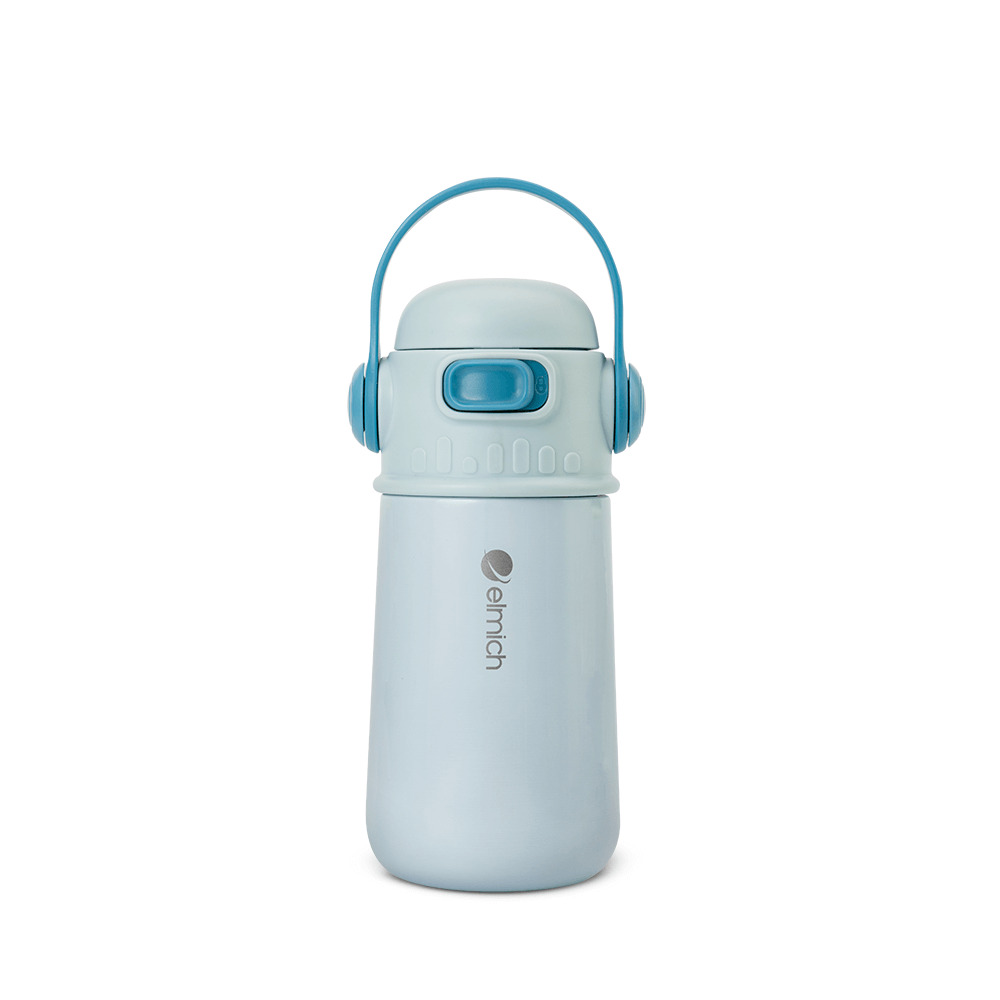 Bình Giữ Nhiệt Elmich EL-8334 400ml, Hàng Chính Hãng, Inox 304, Mở Nắp 1 Chạm, Có Lưới Lọc, Quai Xách Tiện Lợi - JoyMall