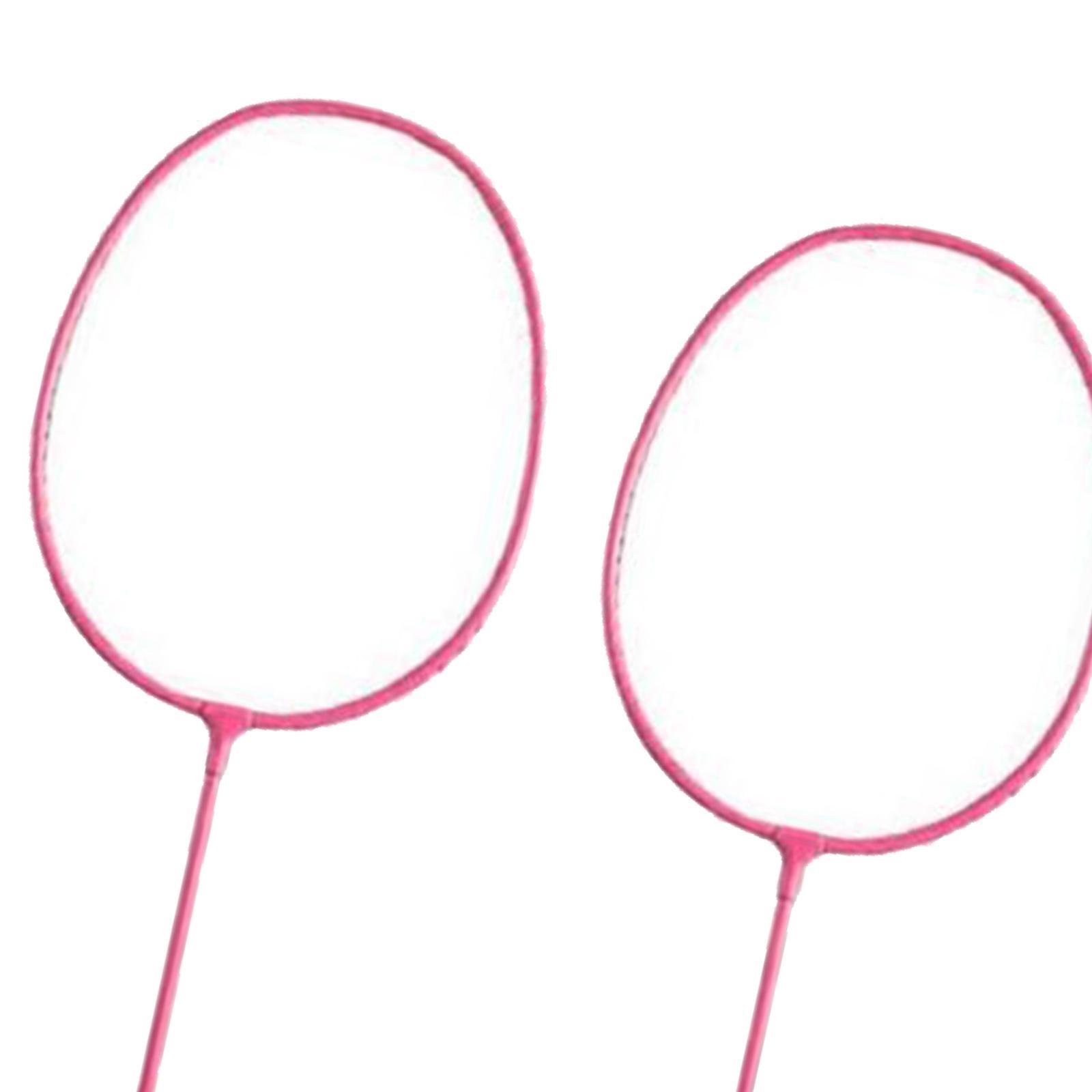 Badminton Rackets 2Pcs Badminton Equipment for Beach Indoor Outdoor Backyard