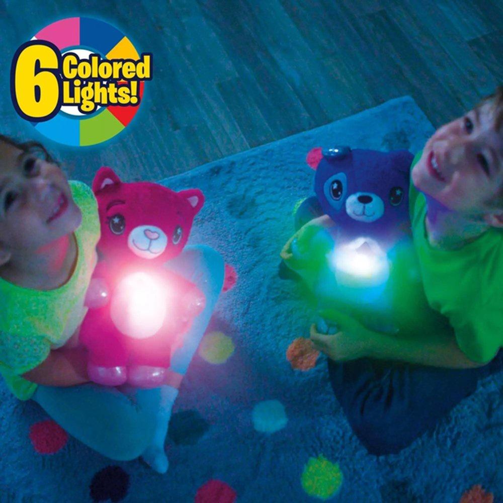 Gấu nhồi bông hoạt hình có đèn trên bụng chiếu sáng ngàn sao cho bé sáng tạo quà tặng dễ thương cho bé, cho bạn