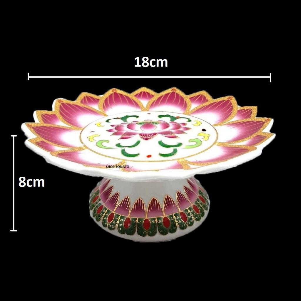 DĨA TRÁI CÂY BẠCH NGỌC TÍM MỚI ĐƯỜNG KÍNH 18CM,20CM