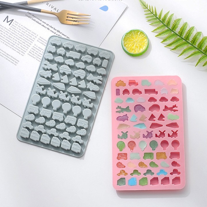 Khuôn silicon kẹo dẻo xe ô tô