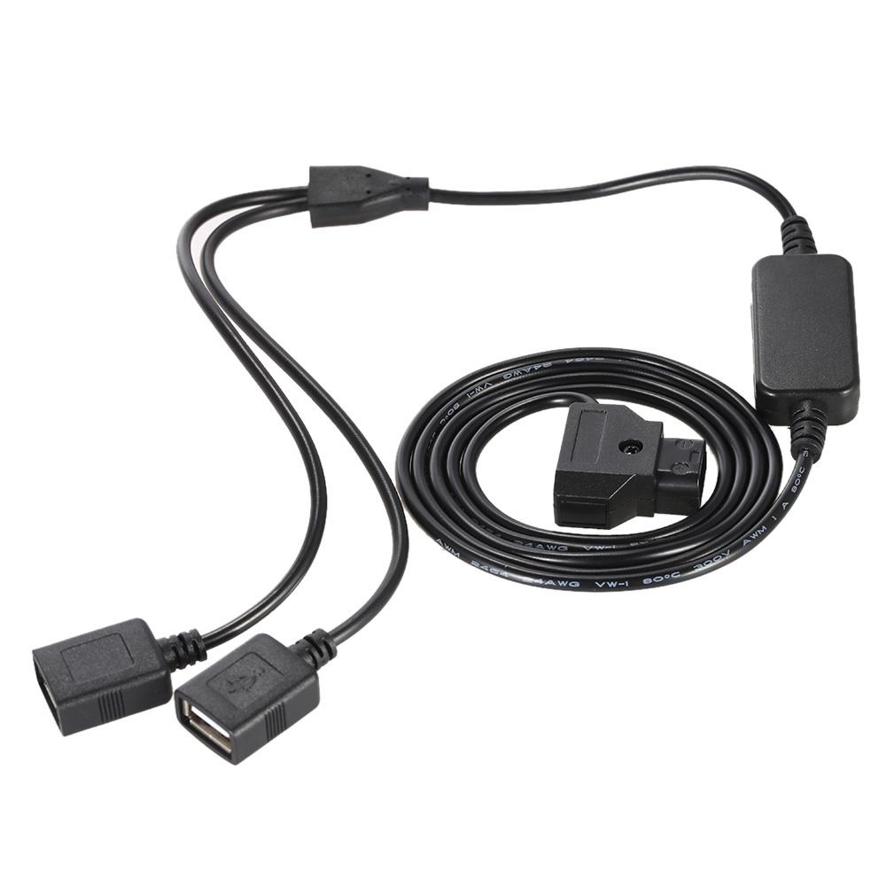 Cáp D-Tap 2 đầu nối với điện thoại, máy ảnh khi hết pin
