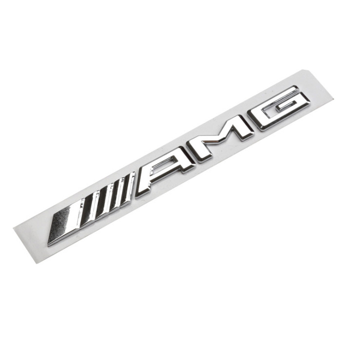 Decal Logo 3D Chữ Nổi AMG Dán Đuôi Xe Ô Tô