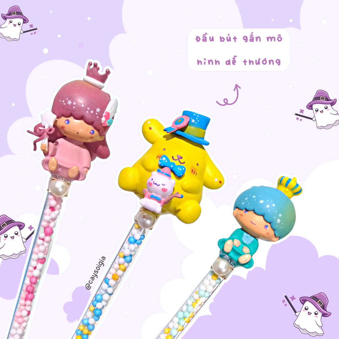 S109 - Bút dao rọc giấy nhân vật Sanrio thế giới giấc mơ dễ thương unbox đơn hàng, cắt sticker băng dán washi tape - Cây Sồi Già