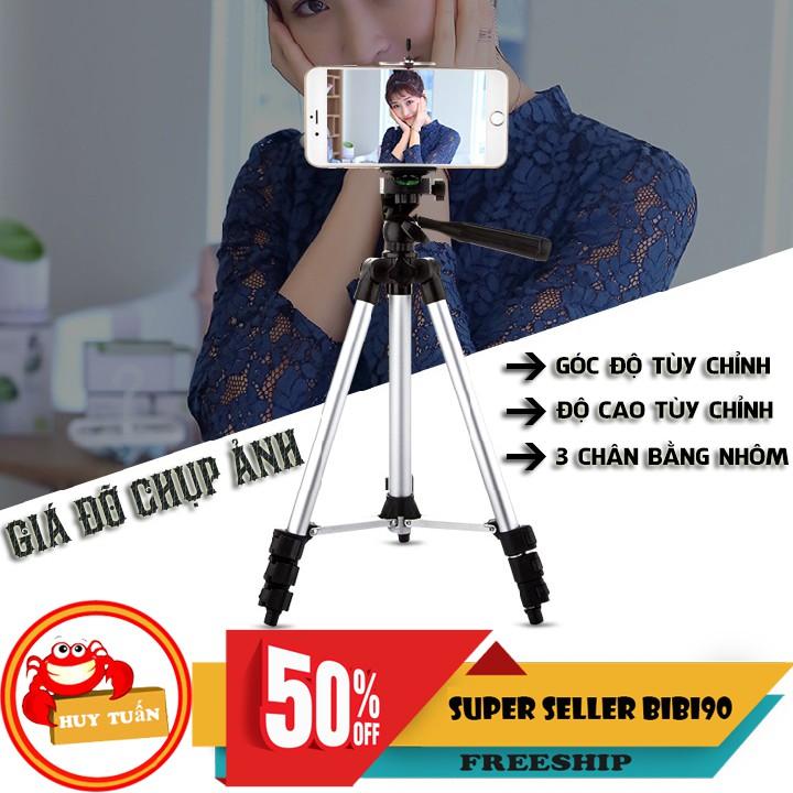 Giá đỡ chụp ảnh 3 chân có thể kéo dài TRIPOD 3110 bibi90