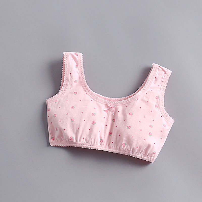 Áo áo lót bé gái Hàn Quốc siêu đẹp chất cotton, áo bra cho bé gái từ 20-50kg