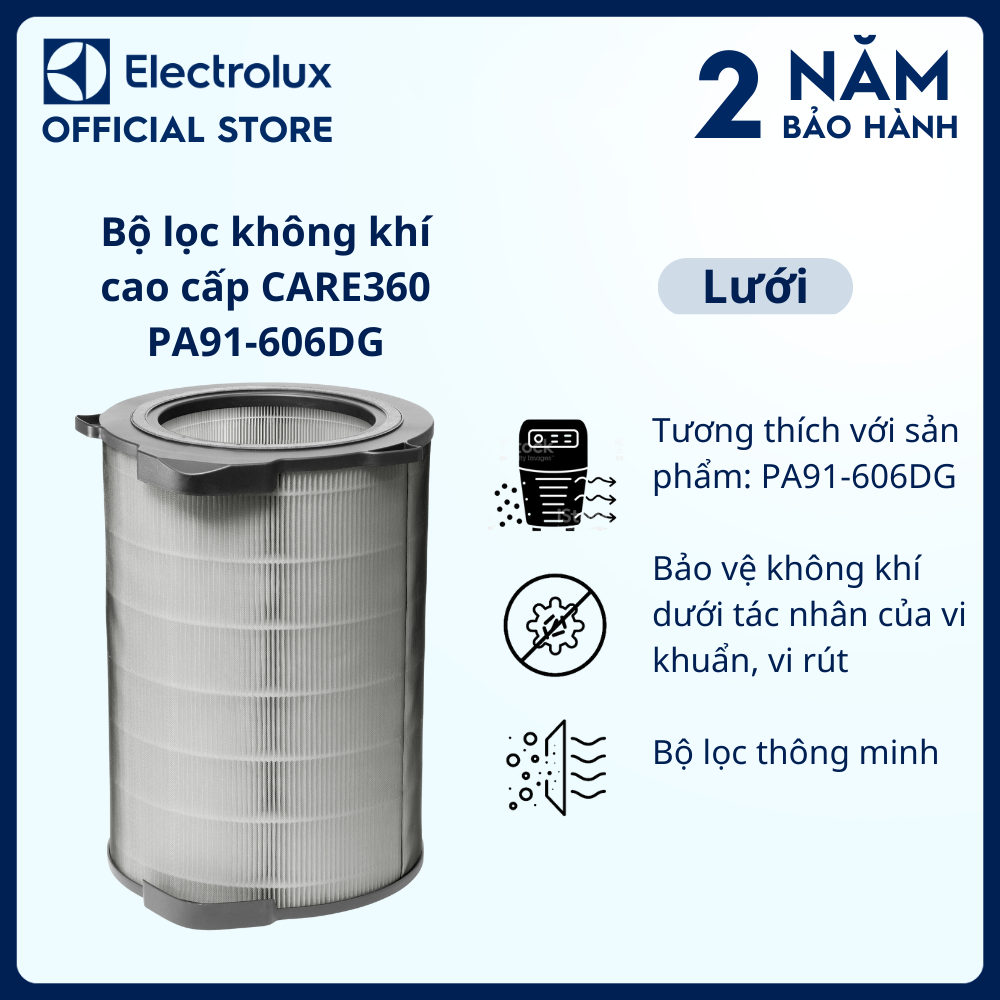 Bộ lọc không khí Electrolux cao cấp CARE360 PA91-606DG