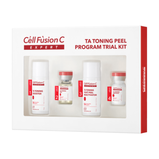 Giải Pháp Peel 4 Bước Dưỡng Trắng An Toàn, Cải Thiện Sắc Tố Da Cell Fusion C Expert TA TONING PEEL KIT