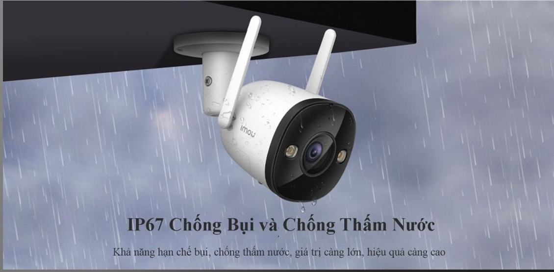 Camera An Ninh Wifi IMOU IPC-F42FEP Tích Hợp Đèn Spotlight, Còi Báo Động-hàng chính hãng