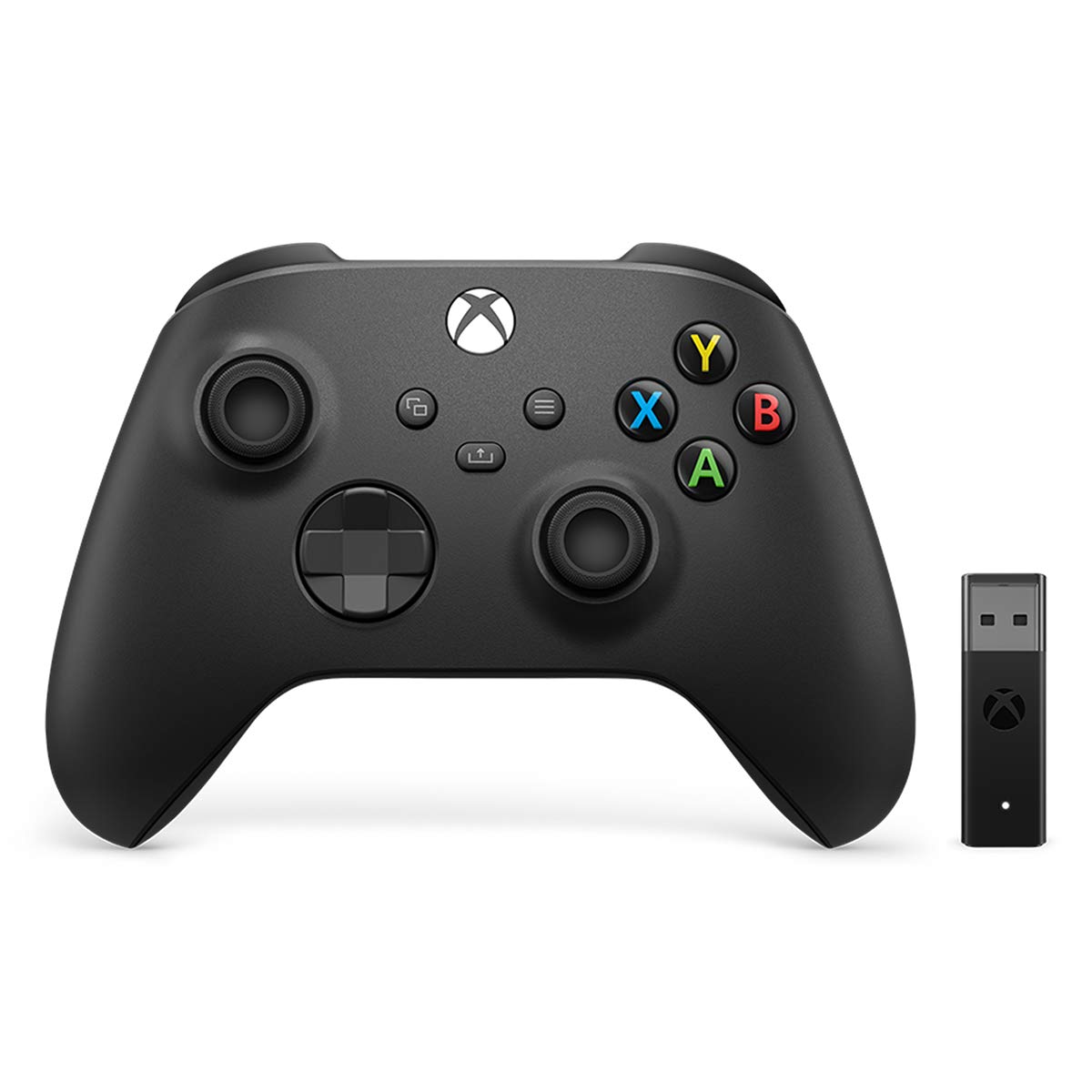 Hình ảnh Tay Cầm Microsoft Xbox Series X|S Kèm Usb (Màu Đen) - Hàng Nhập Khẩu