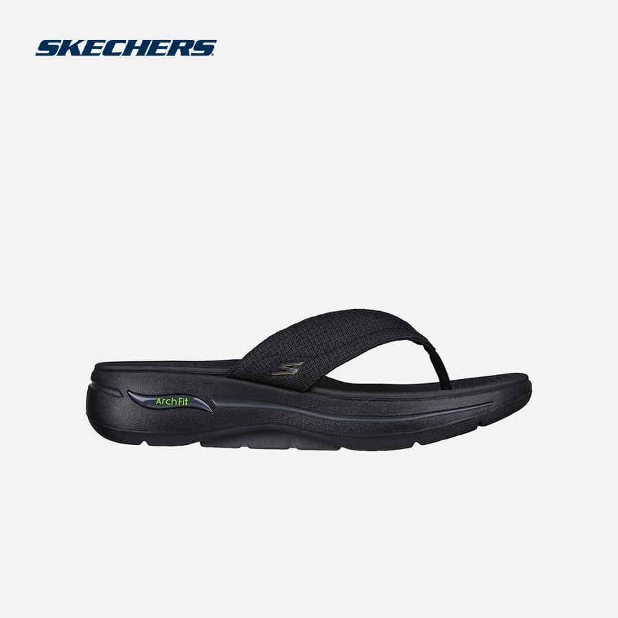 Dép xỏ ngón nam Skechers Go Walk Arch Fit - 229057-BKLM